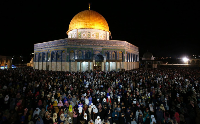 ليلة القدر في المسجد الأقصى المبارك